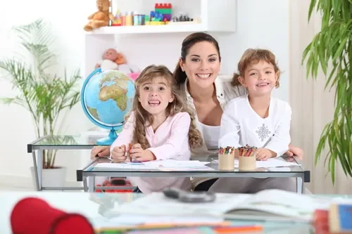 portrait-of-a-teacher-with-her-pupils